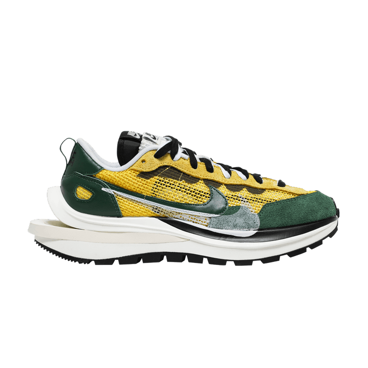 Sacai x VaporWaffle 'Tour Yellow Stadium Green'