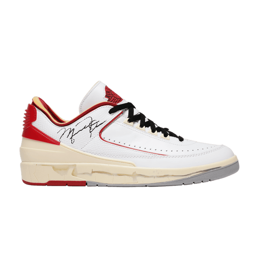 Off White X Jordan 2 Retro Low Sp 'White Varsity Red'