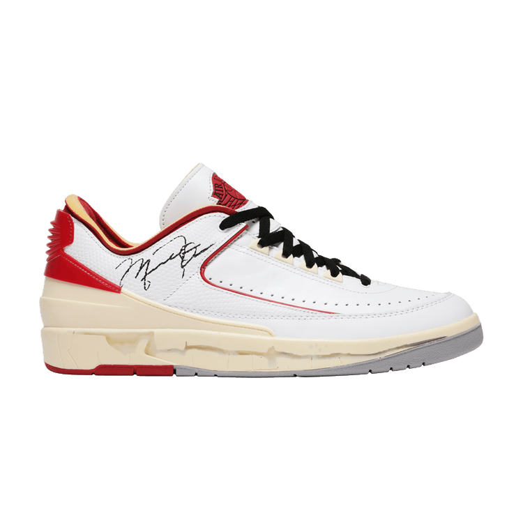 Off White X Air Jordan 2 Retro Low Sp 'White Varsity Red'