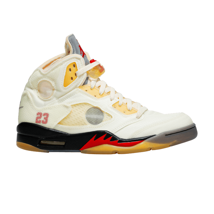 Off-White X Air Jordan 5 SP 'Sail'