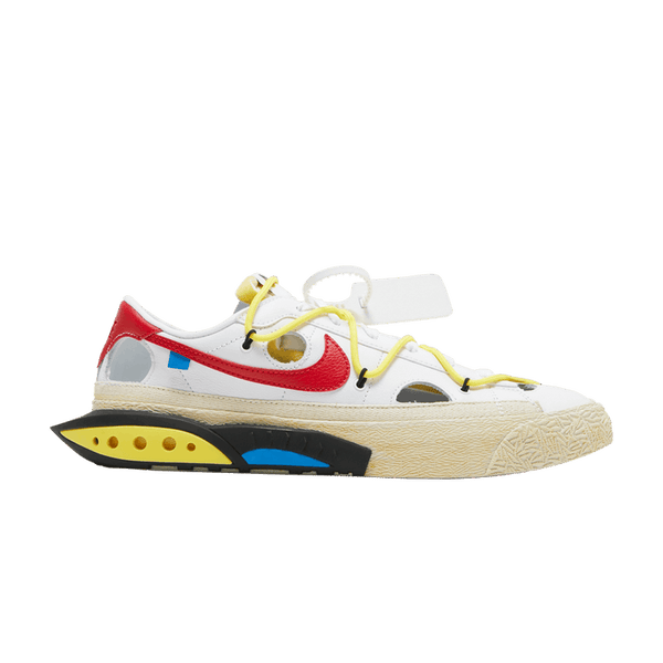 Off White X Blazer Low White 'University Red'