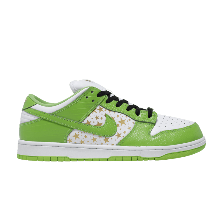 Supreme x Dunk Low OG SB  Stars Mean Green